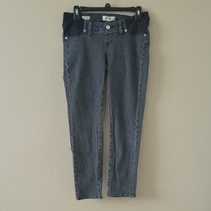 Madewell Womens Charcoal The Maternity Perfect Vintage Low Rise Jeans - Size 26